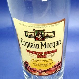 Captain Morgan Puerto Rican Rum Bar Glass